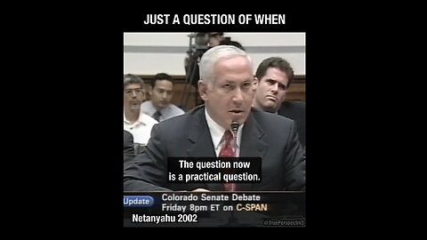 House Oversight Committee Netanyahu talking about how we should take out Iraq 2002