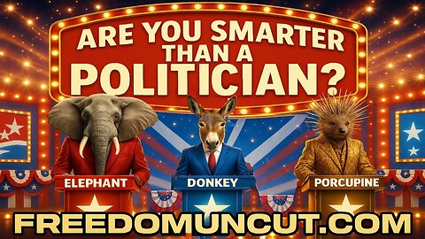 Are You Smarter Than a Politician? Game Show w/ Steven Nekhalia, Paul Darr, Pat Ford