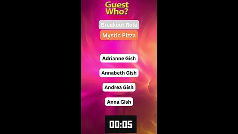 Guest This Actress #283 Like A Quick Quiz? | Mystic Pizza