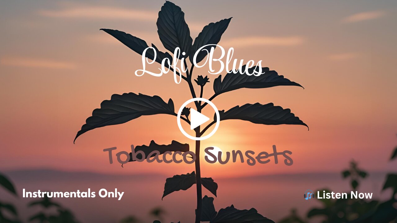 LoFi Blues – Tobacco Sunsets 🚬 | Sunset Grooves for Evening Chill