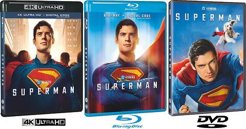 Superman [4K UHD & Blu-ray & DVD Standard Editions]