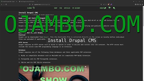 Install Drupal CMS