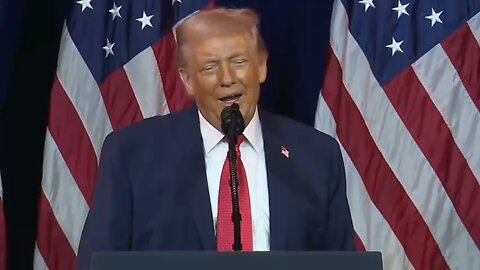 Trump speaks at the House Republican retreat.