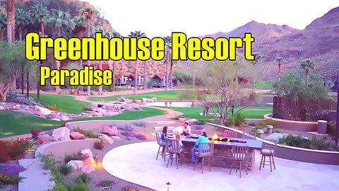 Greenhouse Resort Paradise: Luxury, Nature, Wellness, and Sustainable Living in Harmony
