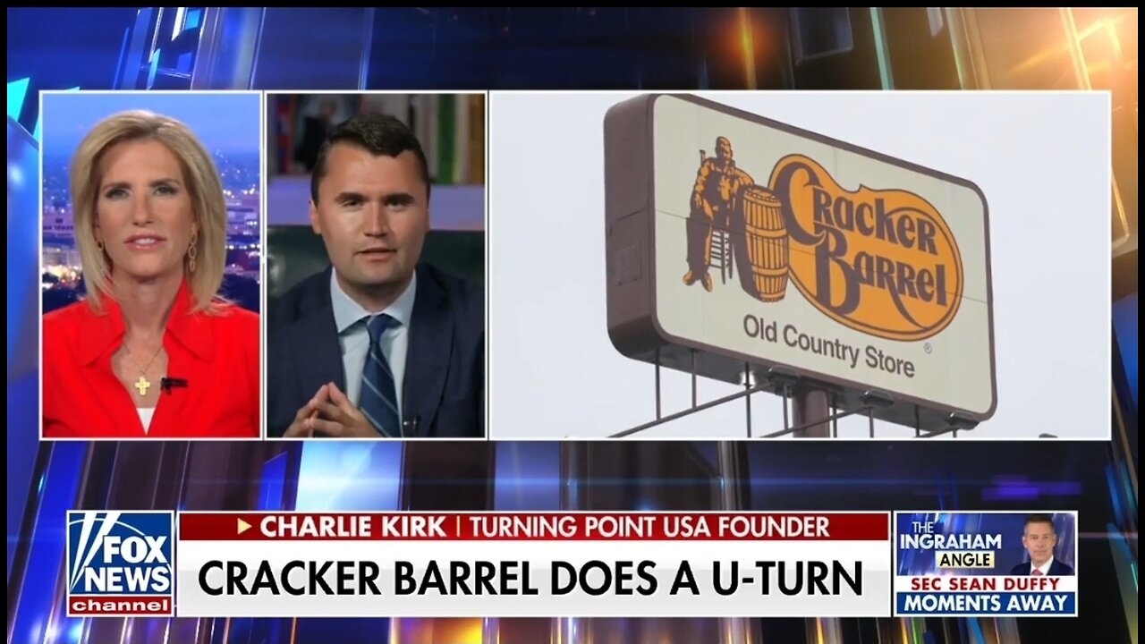 Charlie Kirk: Trump Runs Cracker Barrel From The Oval Office