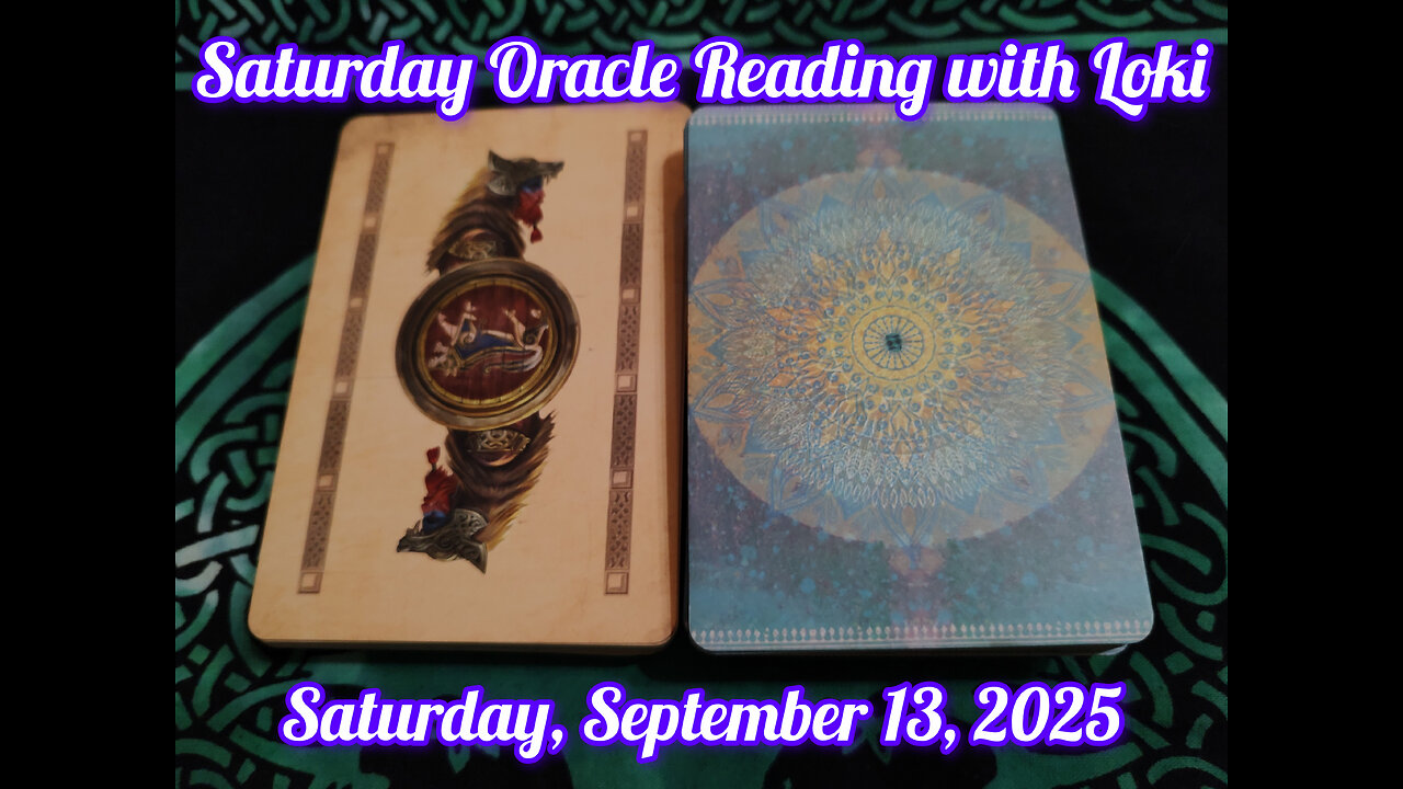 Saturday Oracle Reading with Loki: September 13, 2025