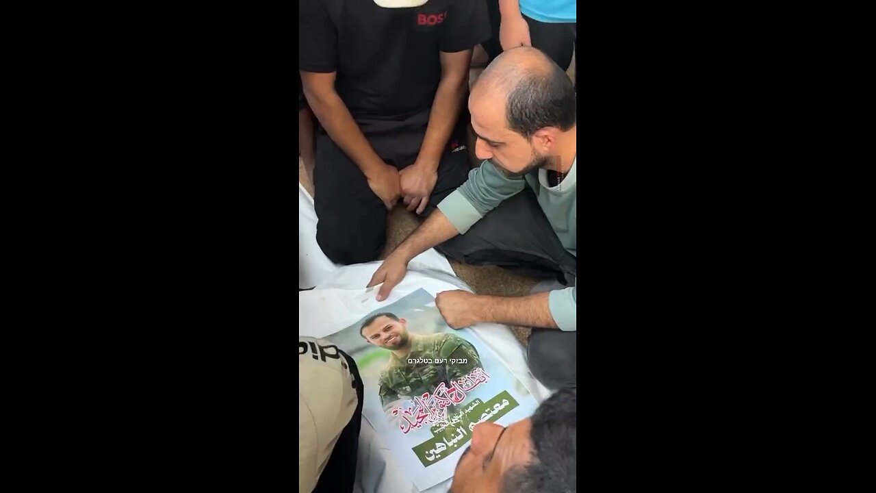 Funeral of 9 Hamas murderers who participated in 10/7. The bodies returned at the latest deal.