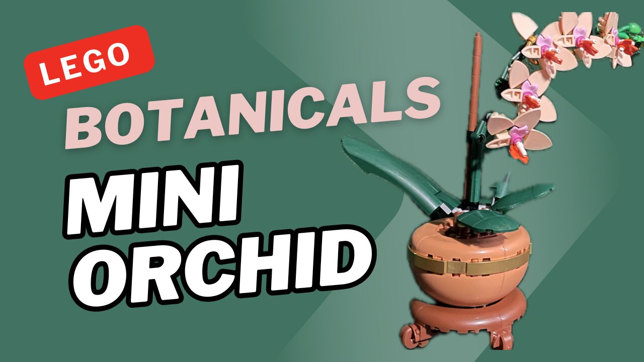 Lego Botanicals Mini Orchid Build and Review