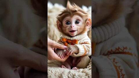 The sweetest little monkey with the sweetest little smile! 🐵😍