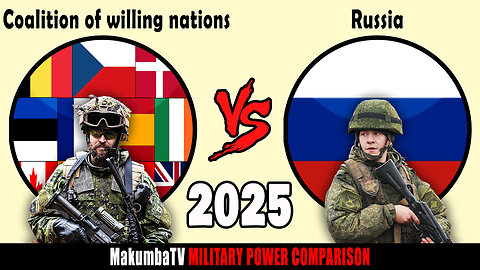 Coalition of the willing vs Russia 2025 | Military Power