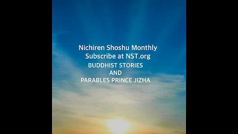 BUDDHIST STORIES AND PARABLES- PRINCE JIZHA