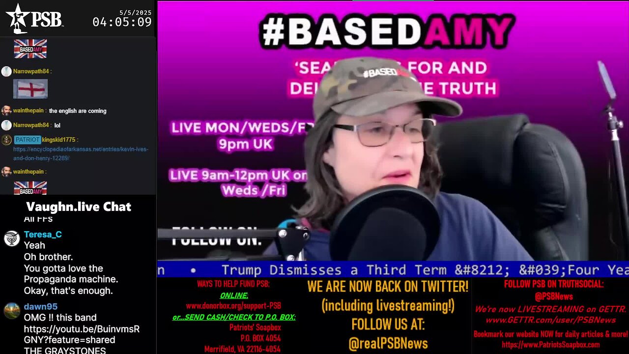 2025-05-05 04:01 EDT - Show Time Open: