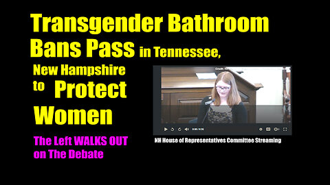 Transgender Bathroom Bans Pass in Tennessee New Hampshire to Protect Women 03 21 2025