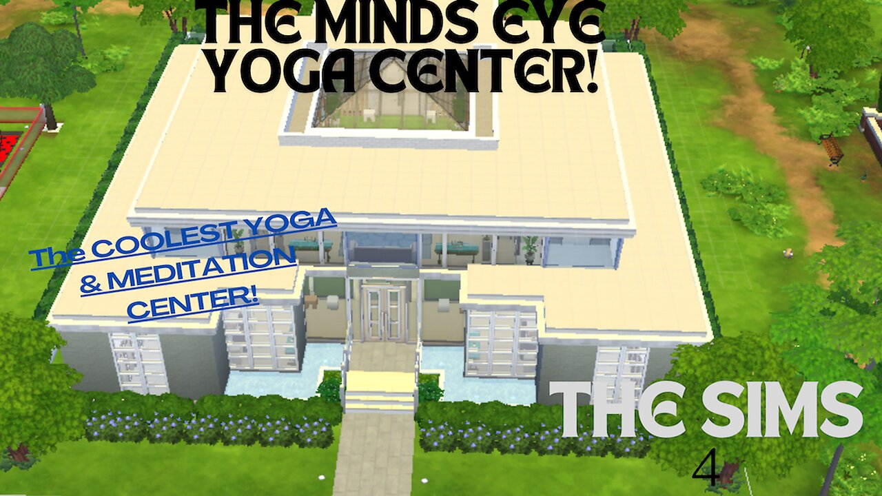 Sims 4 - Building a Yoga Studio # Speedbuild