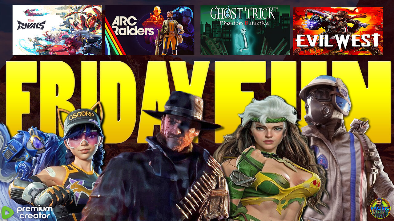 FRIDAY FUN PLAYING GHOST TRICK PHANTOM DETECTIVE I MARVEL RIVALS I EVIL WEST w/ CASH I ARC RAIDERS?