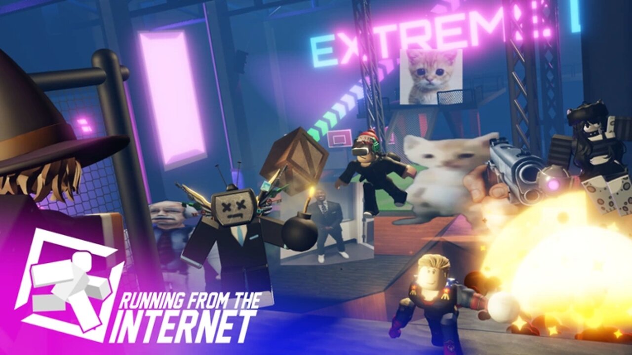 RUNNING FROM THE INTERNET! 💥💣(Roblox)