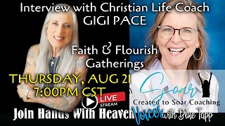 Blue Tapp LIVE! VOICES... Interview with Christian Life Coach, Gigi Pace