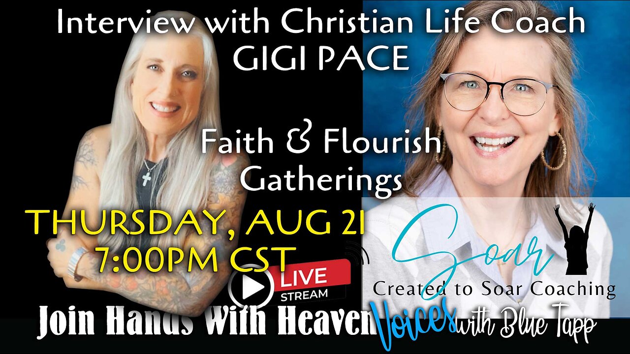 Blue Tapp LIVE! VOICES... Interview with Christian Life Coach, Gigi Pace