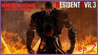 🟣 NEMESIS NIGHTMARE: CLOCK TOWER SHOWDOWN 🟣 | RESIDENT EVIL 3 | Ep 2