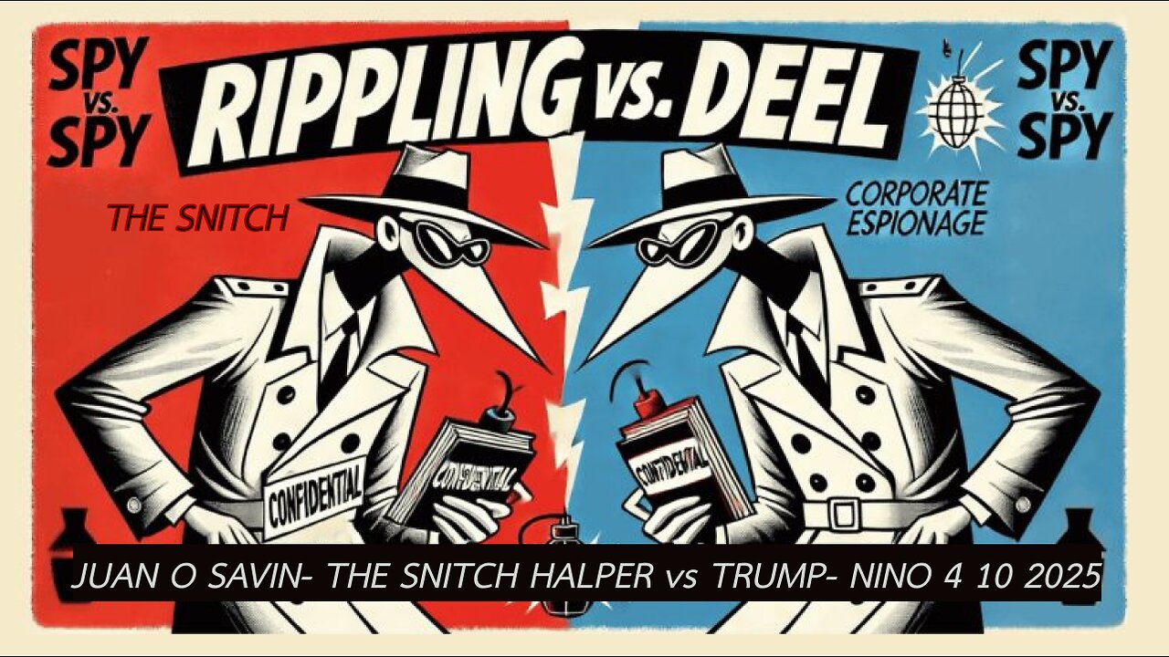 JUAN O SAVIN- THE SNITCH Stefan Halper vs TRUMP -NINO 4 10 2025