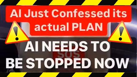⚠️AI JUST CONFESSED IT'S ACTUAL PLAN - IT'S BAD - BONUS! VAX DADDY TRUMP IS THE 5G OVERLORD!