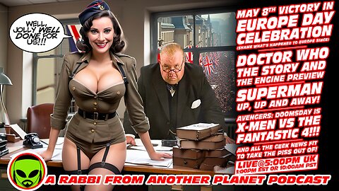 LIVE@5 - Doctor Who: The Story and the Engine Preview!!! X-men v Fantastic 4 Movie!!! Superman!!!
