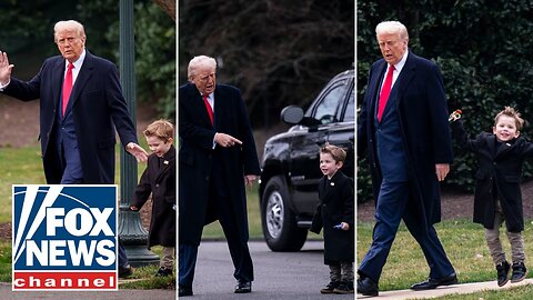 WATCH: President Trump and Elon's son go viral in heartwarming video