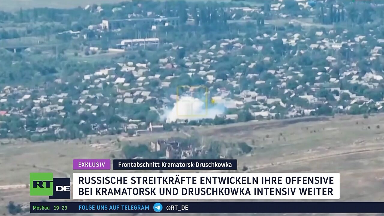 Exklusiv vom Frontabschnitt Kramatorsk: Russische Streitkräfte setzen Offensive fort