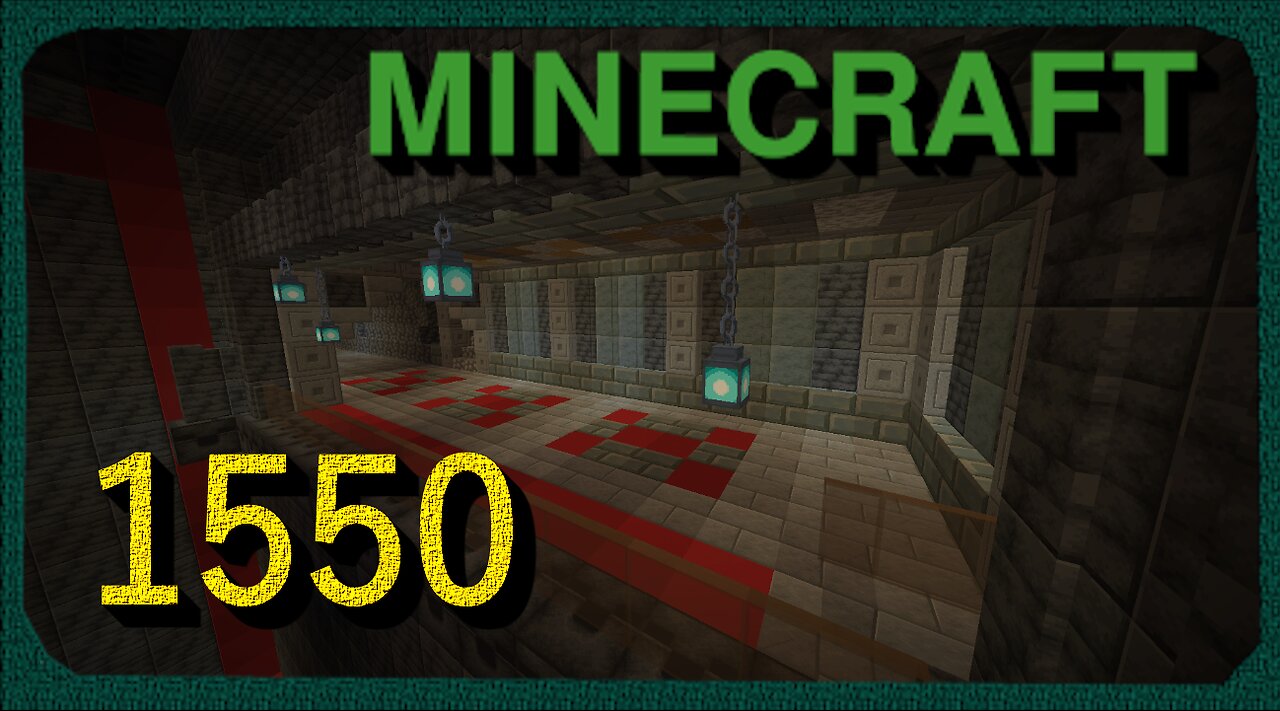 Lets Play Minecraft Episode – 1550 Observation Hallway