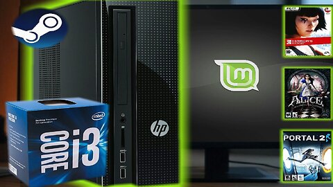 Upgrading My Linux Mint Gaming PC To a Core i3-7100 (HP Slimline 270, Intel HD 630 Benchmarks)