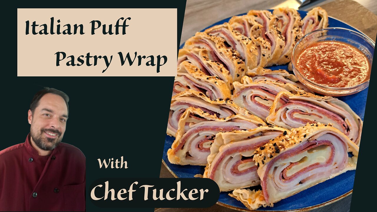 Italian Puff Pastry Wrap (Easy Party Appetizer)
