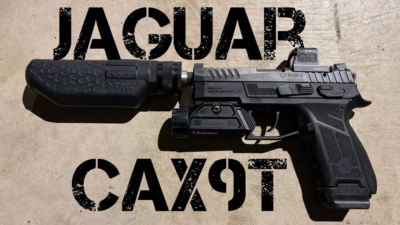 Jaguar CAX9T Pistol Suppressor First Shots/First Look