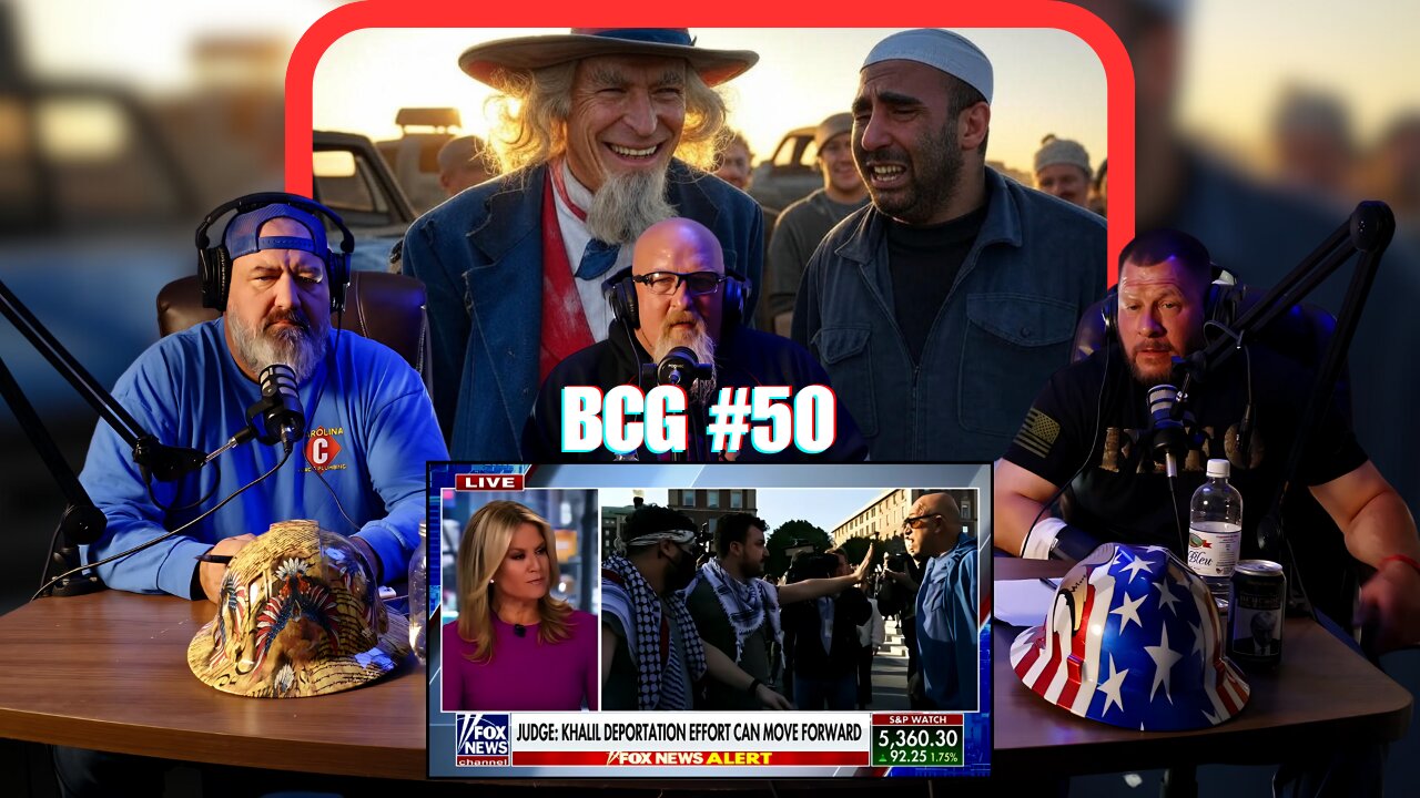 Blue Collar Garbage #50 - Hands off Protesters, Mahmoud Khalil Gets Deported, Taxes Fund Dead beats!