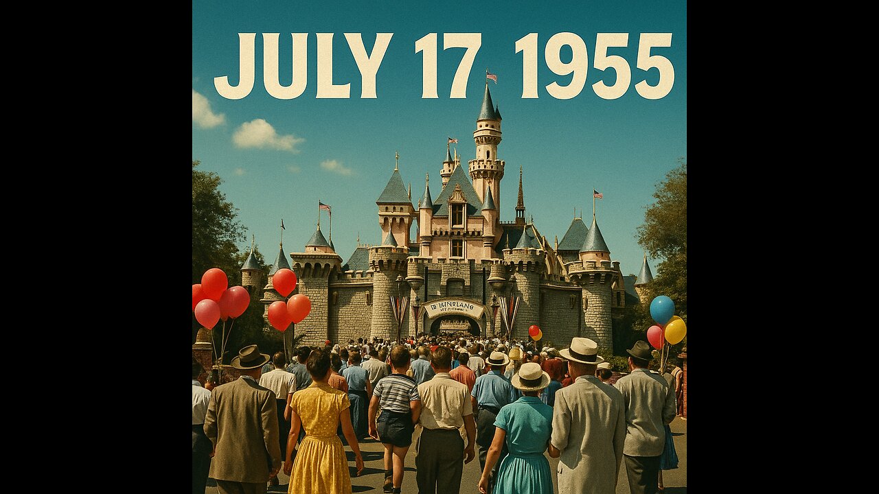 “Disneyland Opened Today in 1955 🎢 | A Dream That Changed the World”
