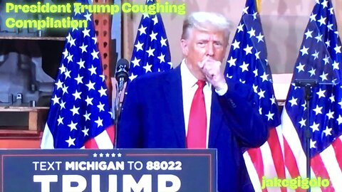 President Trump Couching Compilation(Rare) - Aug 1 2025