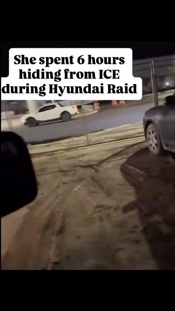ILLEGAL WORKER ESCAPE🚓👲🏭👩‍🏭📸FROM ICE RAID AT HYUNDAI BATTERY PLANT👮‍♂️🚗🔋🏭💫