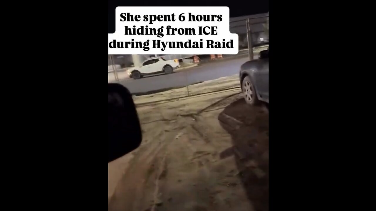 ILLEGAL WORKER ESCAPE🚓👲🏭👩🏭📸FROM ICE RAID AT HYUNDAI BATTERY PLANT👮♂️🚗🔋🏭💫