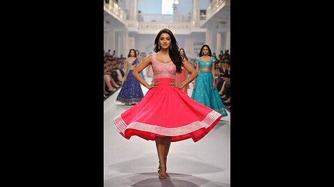 Adorable Girl Walking in Cute Dress | Fashion Moments USA