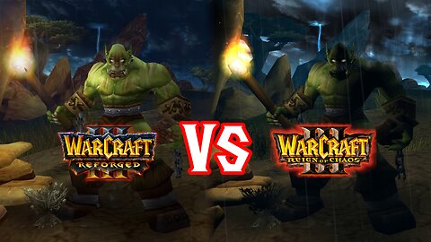 Warcraft 3 Reforged SD Backgrounds vs Original Classic Backgrounds