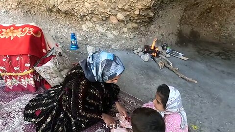 Continuing the migration and building a hut inside the mountain