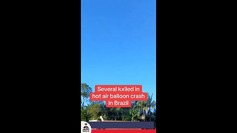 Hot air balloon fire ki!!s 8 in Brazil; 13 survive from 21 aboard. Tragedy strikes mid-air.