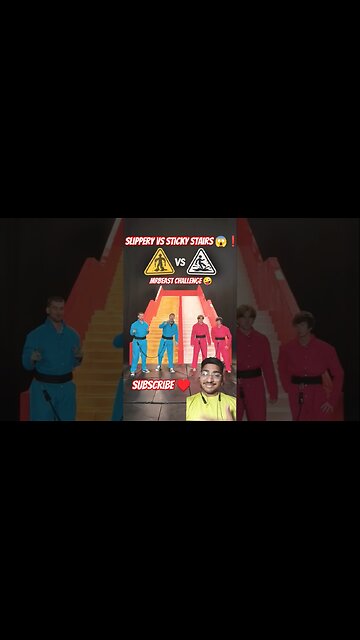 Slippery vs Sticky Stairs