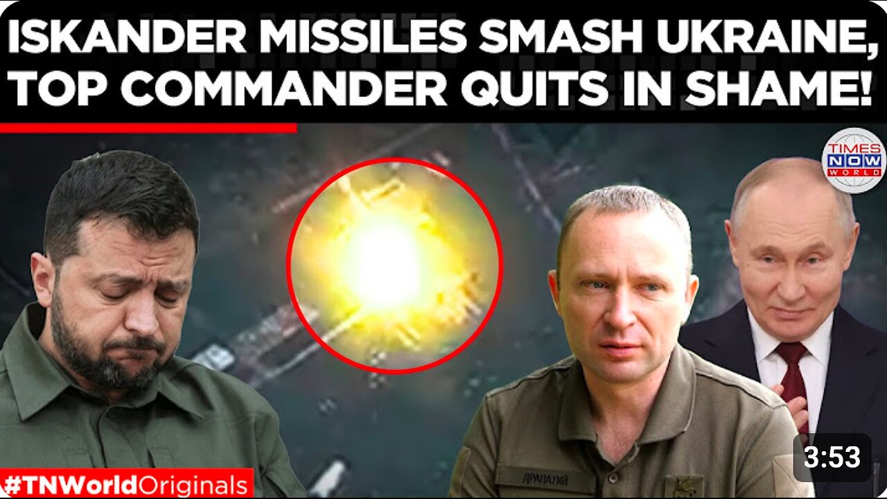 Iskander Strike Shatters Kyiv Command – Ukrainian Ground Forces Chief Walks Away! | Times Now World