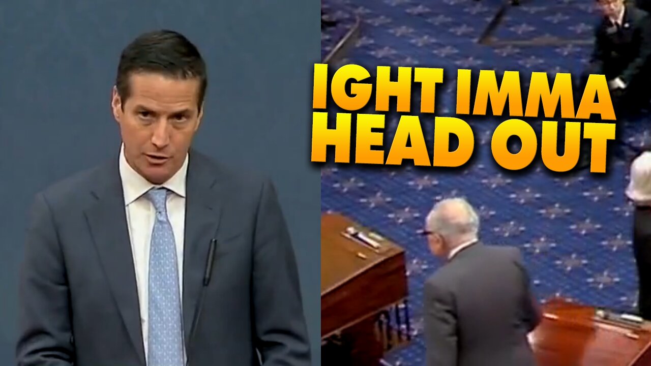 Chuck Schumer HAULS A** after being asked to provide his proposal to end the shutdown in writing