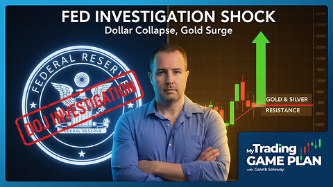 DOJ Targets Fed, Dollar Cracks & Gold Surges: The Institutional Game Plan