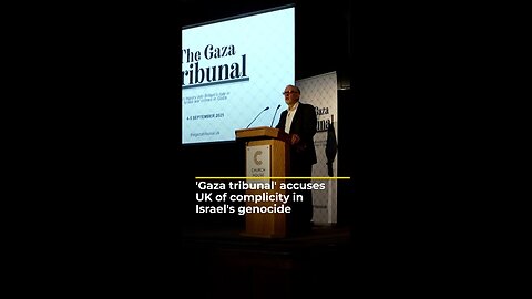 Unofficial Gaza tribunal accuses UK of complicity in Israel's genocide | AJ #shorts