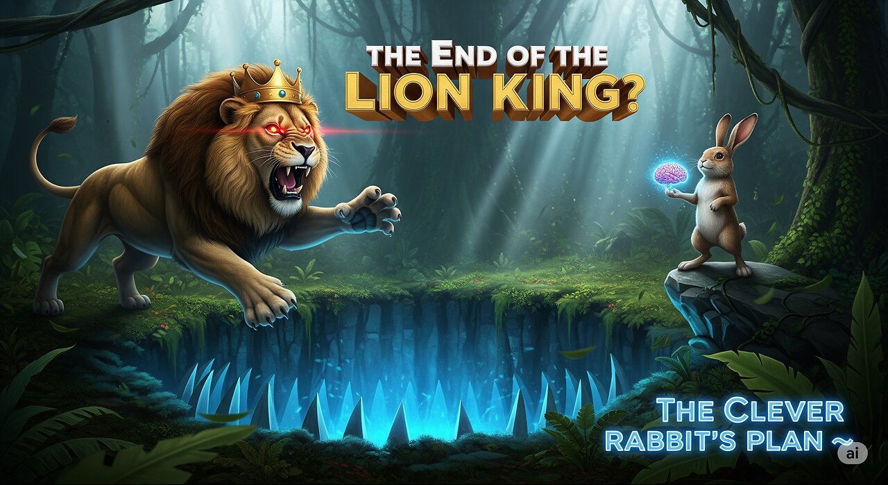 The Ruthless Lion and the Clever Rabbit 🦁🐰 | A Jungle Story with a Twist!