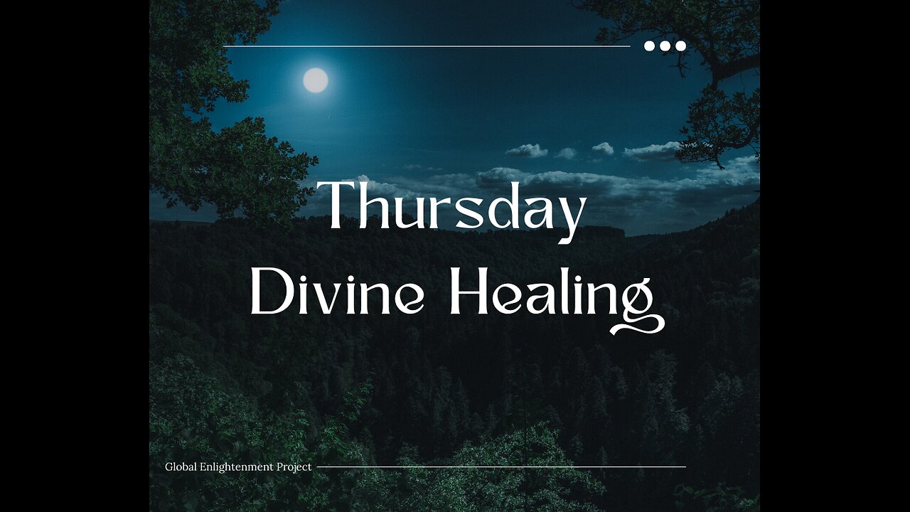 Thursday Divine Healing 9/18/2025