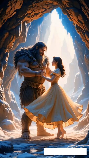 Giant Caveman and Snow White