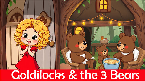 Goldilocks Tamil Story 🐻 | AI Kids Cartoon | Three Bears Tale